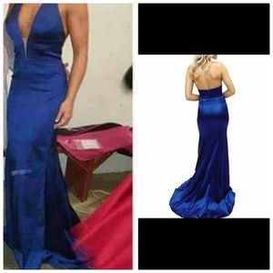 Sherri Hill Royal Blue Gown